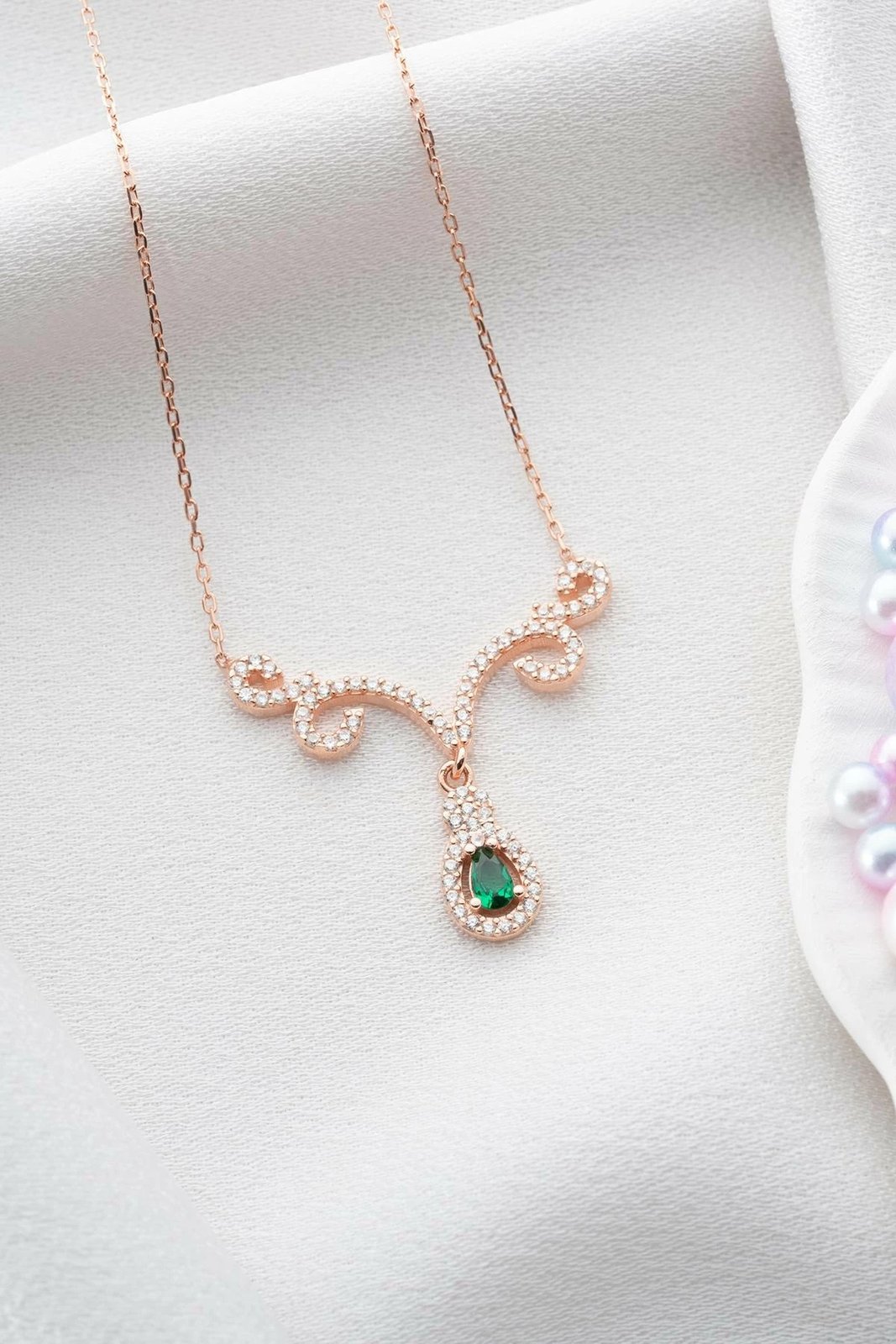 Varëse argjendi Jumeon, ngjyrë rozë e arit dhe e gjelbër, NRZ999738