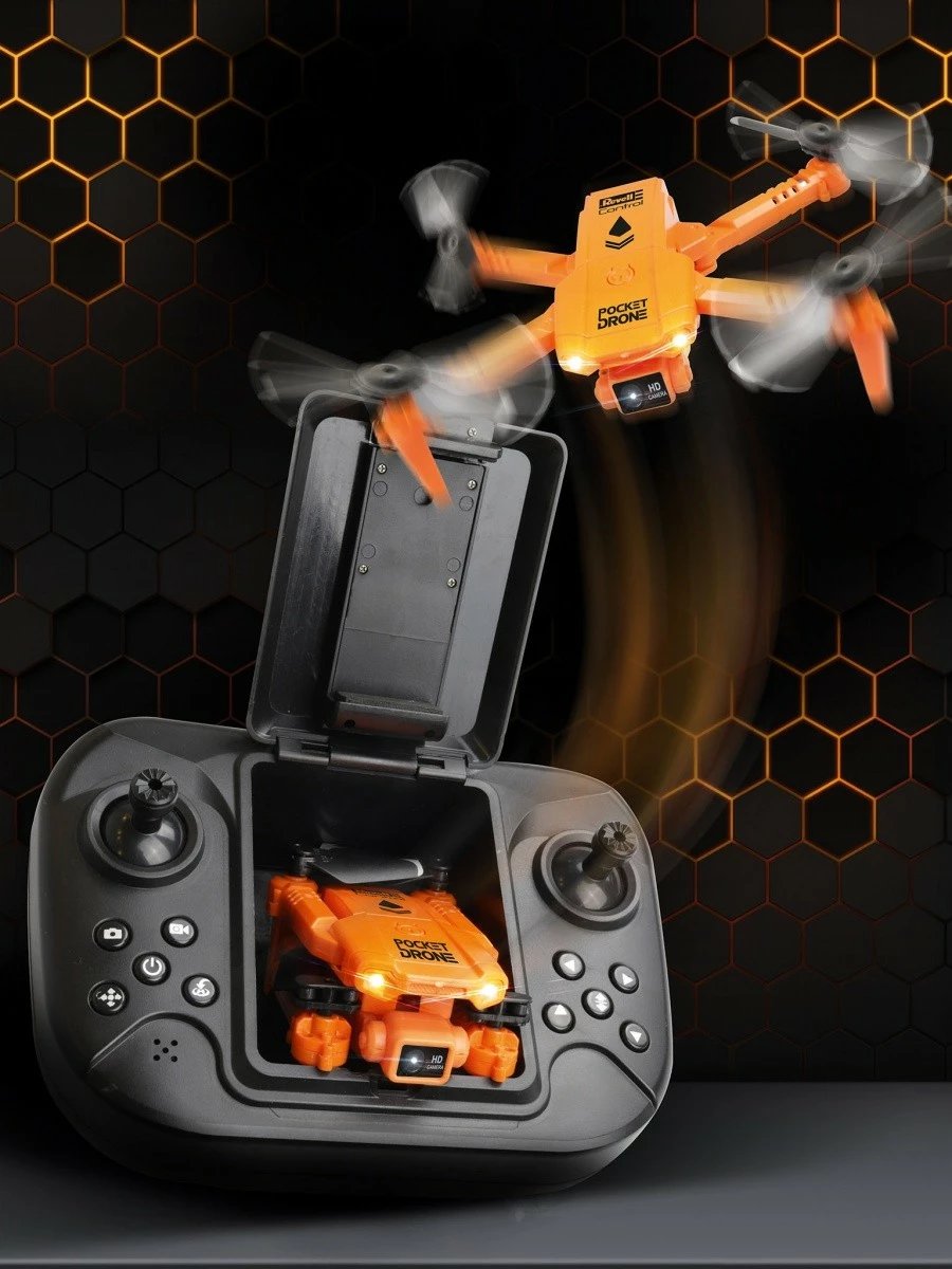 Dron Revell RC Pocket Drone, me telekomandë, kamerë 720p, portokalli/zi Dron Revell RC Pocket Drone, me telekomandë, kamerë 720p, portokalli/zi