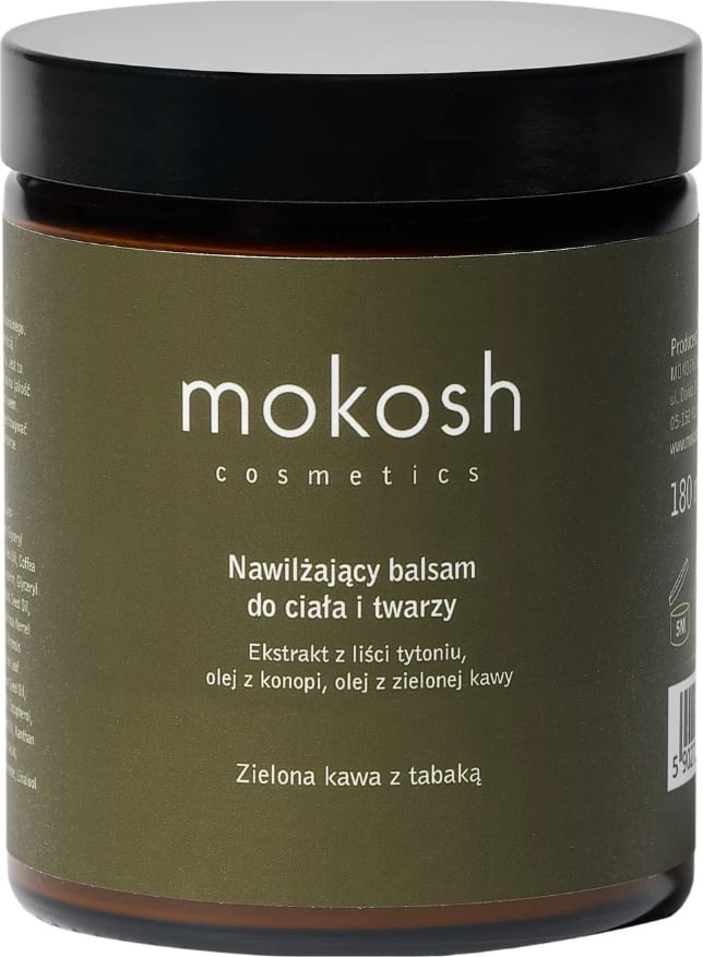 Balsam për fytyrë dhe trup Mokosh Green Coffee me Tabacco 180ml