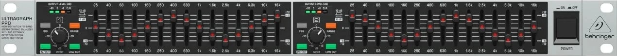 Ekuilajzues grafik Behringer FBQ1502HD, i zi