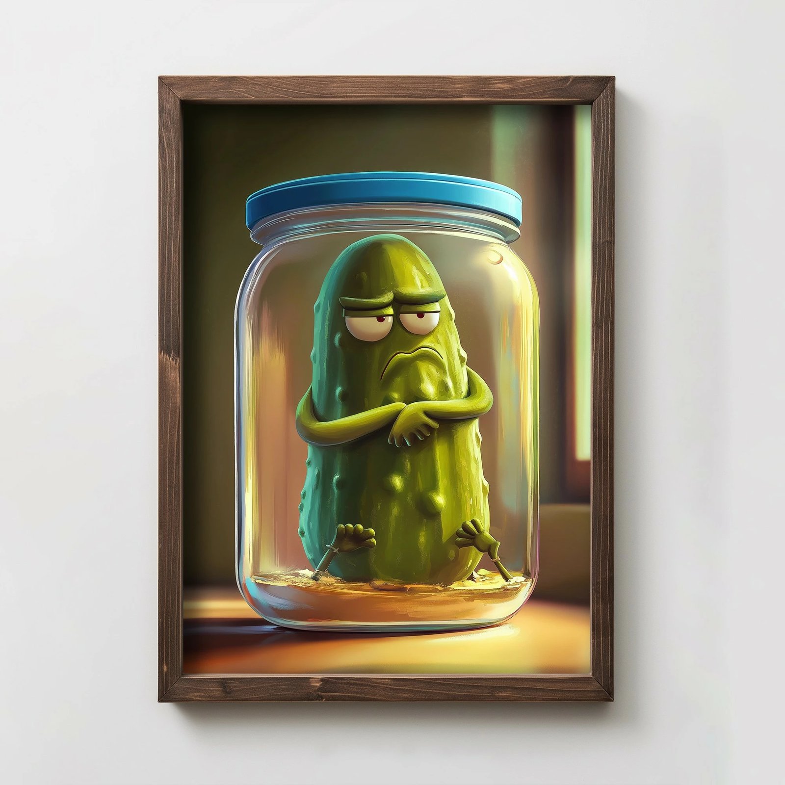 Pikturë dekorative me kornizë MDF, Wallity, shumëngjyrëshe, TUN059-L, 35x47x2 cm