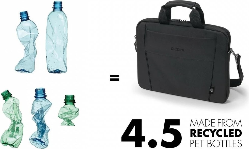 Çantë laptopi DICOTA Eco Slim Case BASE, 15-15.6 inç, e zezë