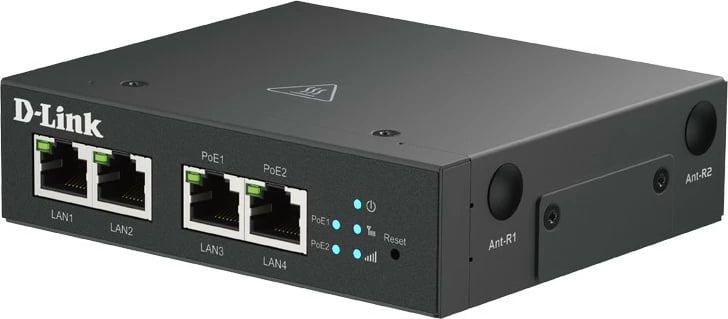 Modem LTE D-Link DWM-314-TP, 4 porte Ethernet, PoE, Nano SIM, i zi