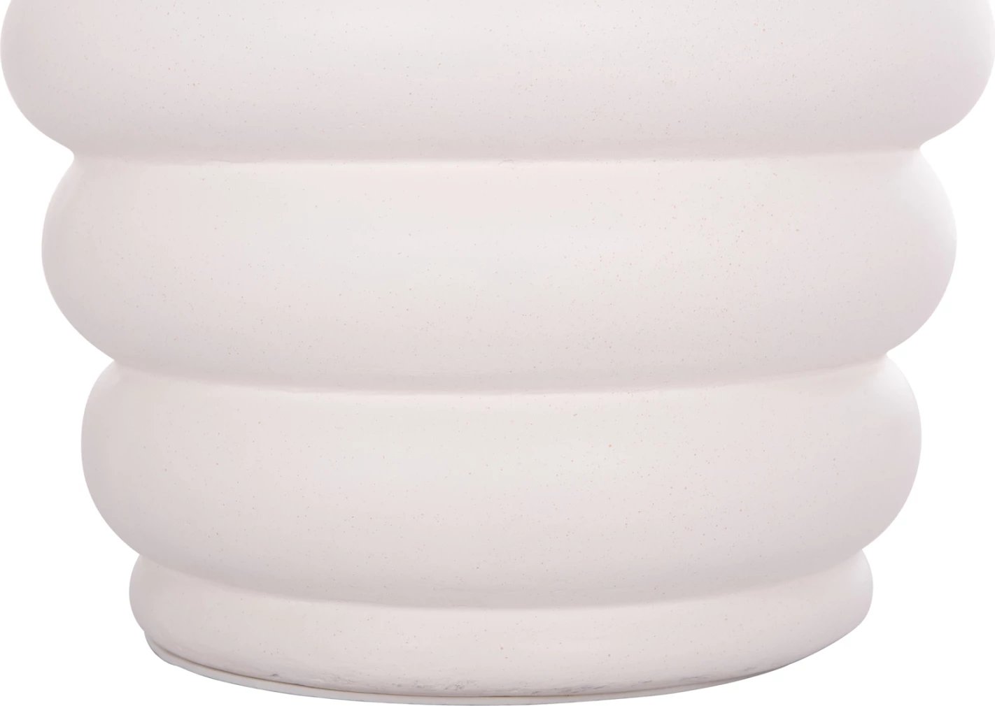 Tavolinë anësore PUFFAT, fibër-cement, ngjyrë e bardhë, sipërfaqe druri teak, FH18172.02, 45x46cm