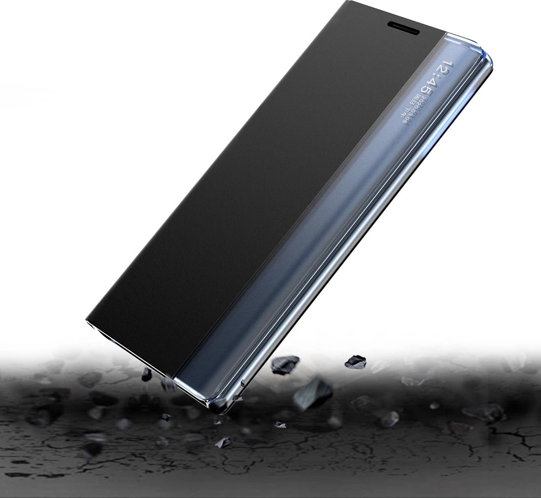 Mbështjellës Hurtel për Samsung Galaxy A53 5G, me kapak dhe stand, i zi