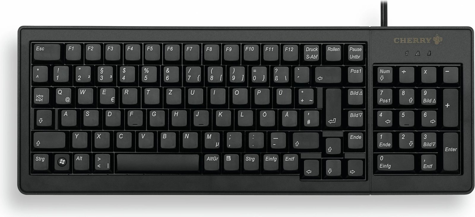 Kasë Cherry XS G84-5200, mekanike, full-size, QWERTY UK, e zezë