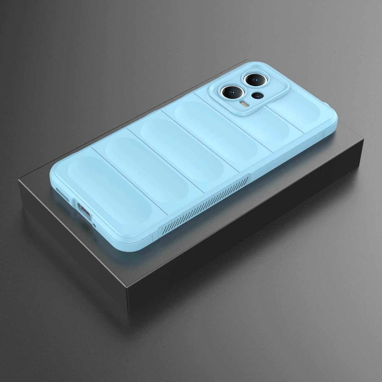 Mbështjellës Hurtel Magic Shield Case për Xiaomi Redmi Note 12 5G / Poco X5 5G, kaltër e çelët
