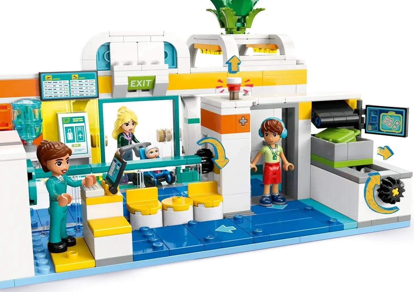 Set LEGO Friends Heartlake City Aeroporti dhe Aeroplani 42656, 8 minifigura