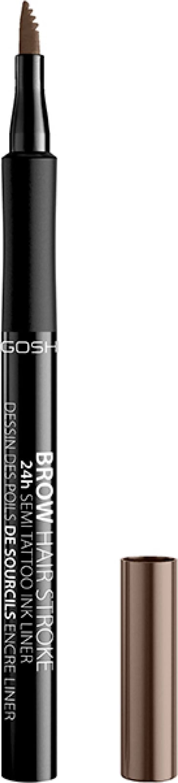 Penë për vetulla Gosh Brow Hair Stroke Precise Pen 002 Grey Brown, 1 copë Penë për vetulla Gosh Brow Hair Stroke Precise Pen 002 Grey Brown, 1 copë