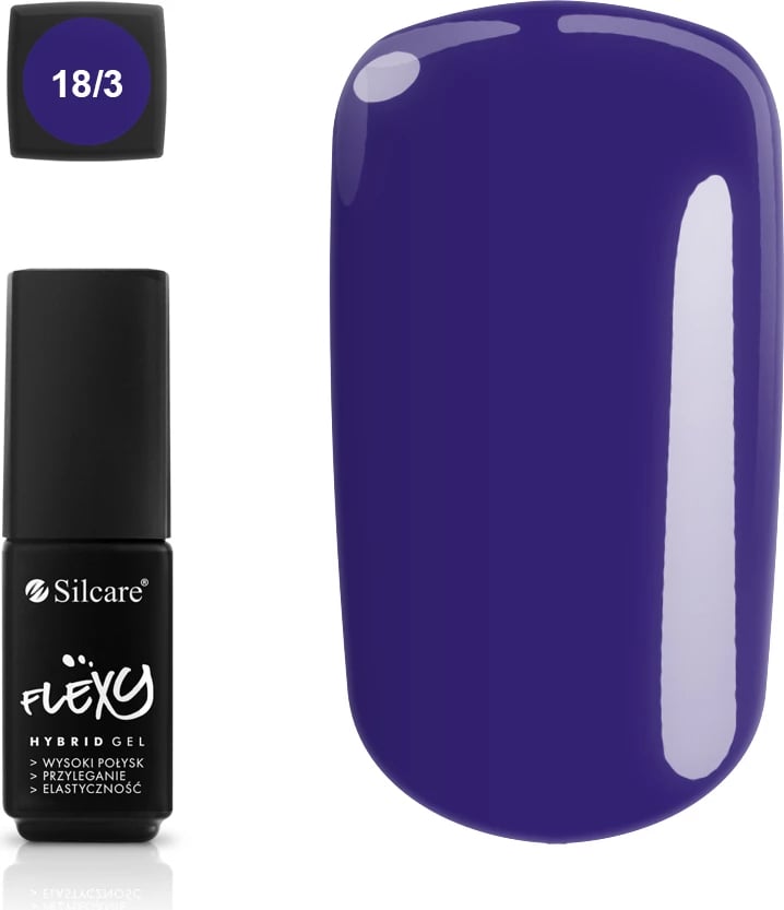 Llak për thonj Silcare Flexy Hybrid Gel 18/3, 4.5g