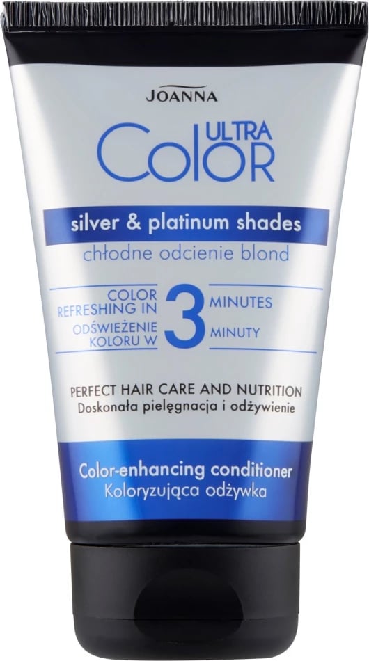 Kondicioner ngjyrues për flokë Joanna Ultra Color Cool Blonde Shades për femra, 100g