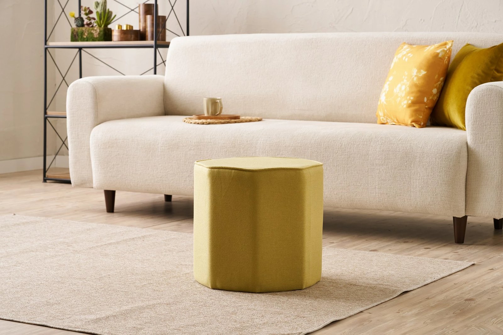 Puf Atelier del Sofa, e verdhë, İnözü