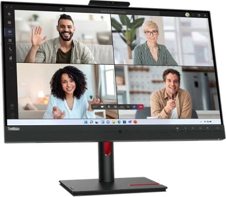 Monitor Lenovo ThinkVision T27hv-30 T27hv30 63D6UAT3EU 27" TFT/LCD, me kamerë, kontroll i zërit, i zi