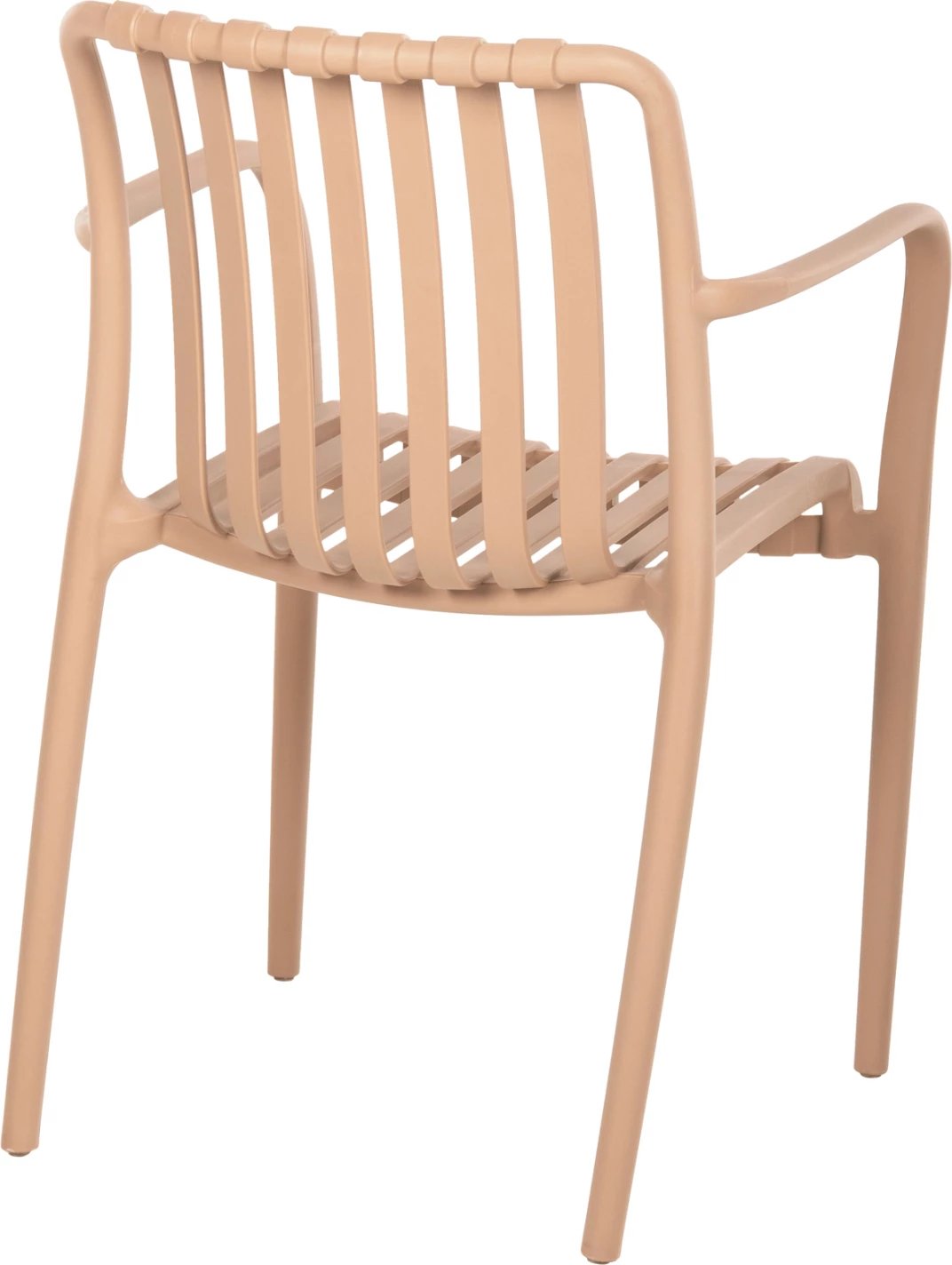 Karrige me krahë polipropileni TIPPY FH5940.03, ngjyrë kapuçino, 55x55x81H cm