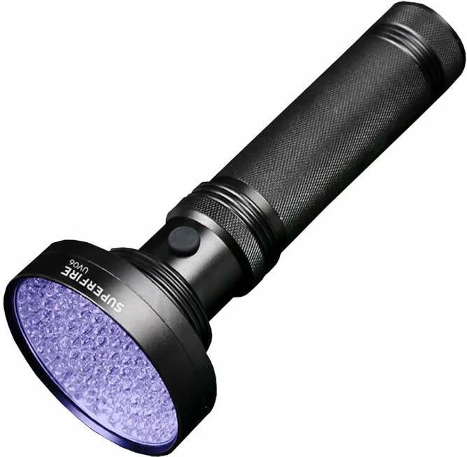 Dritë dore UV Superfire UV06, 100 LED, 395 nm, e zezë