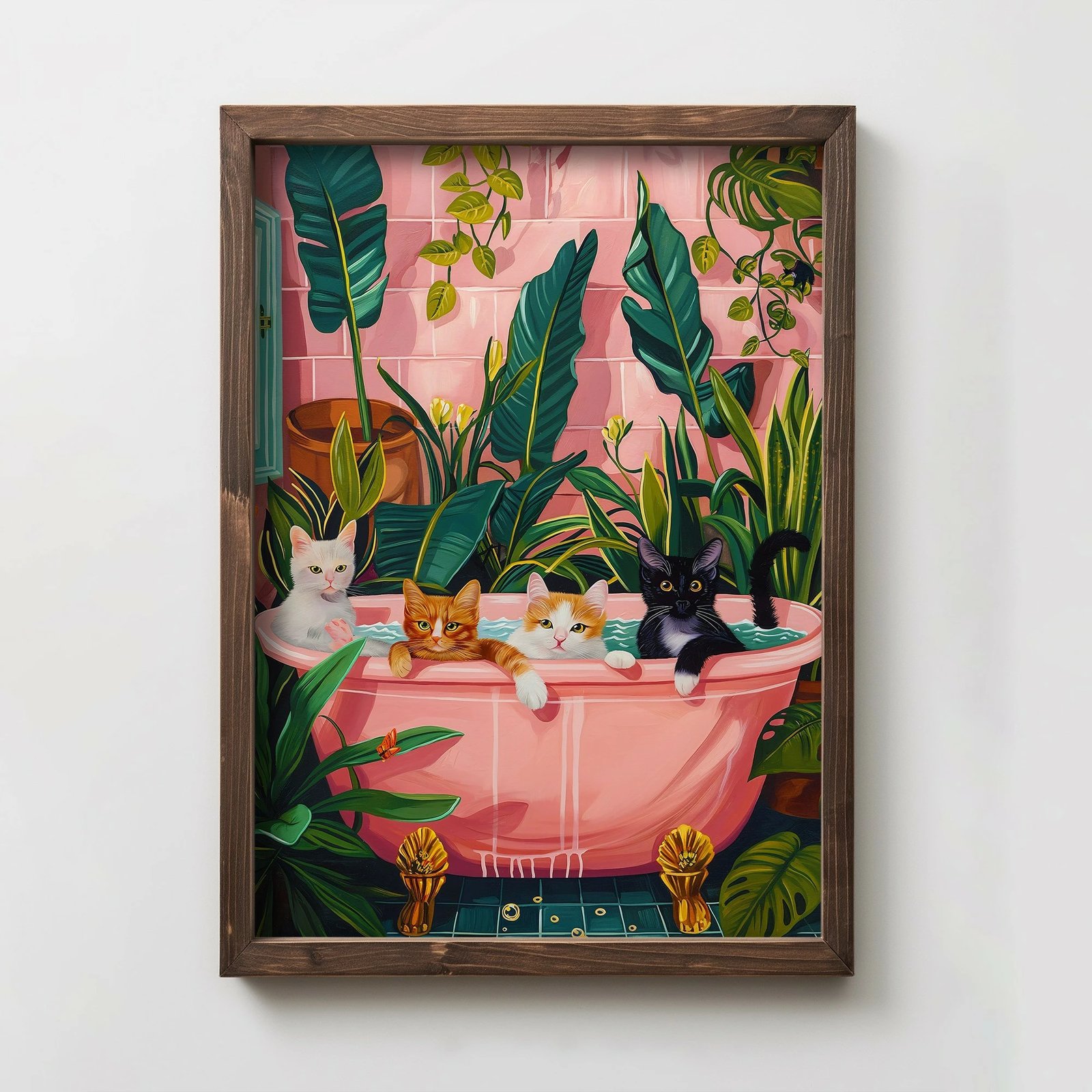 Pikturë dekorative me kornizë MDF, shumëngjyrëshe, Wallity, TUN075-XL, 50x70x3.5cm