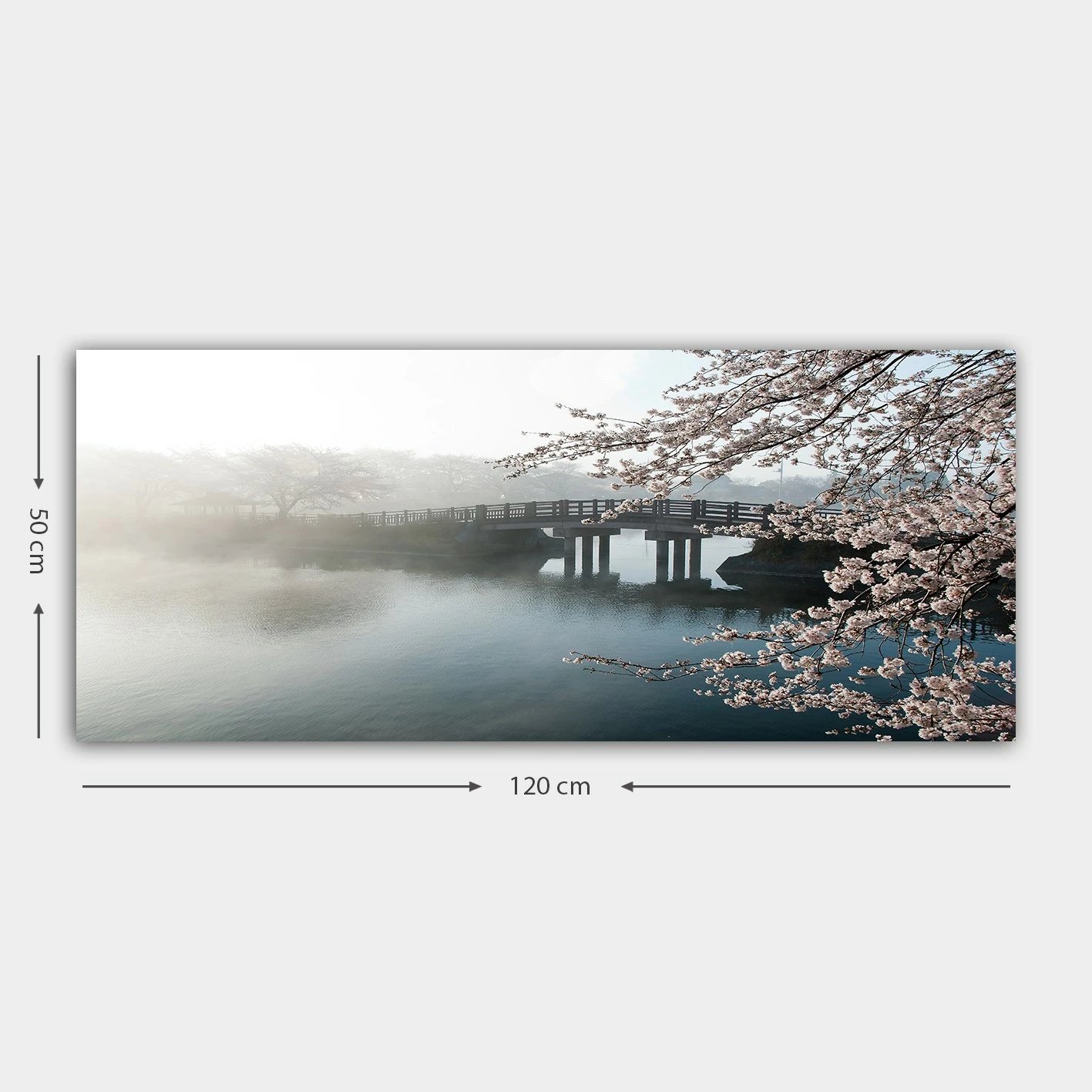 Pikturë dekorative në kanavacë, Wallity, YTY144089002_50120, shumëngjyrëshe, 50x120cm