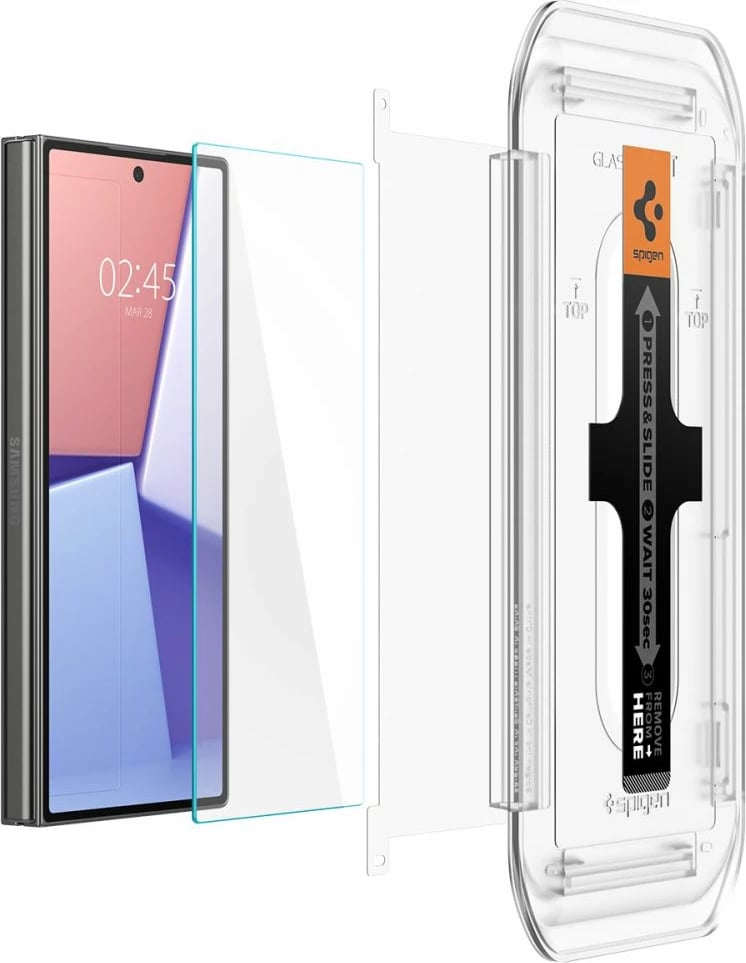 Xham i temperuar Spigen Glas.tR EZ Fit për Samsung Galaxy Z Fold 6, 2 copë