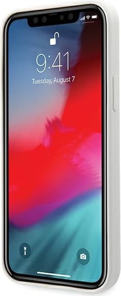 Mbështjellës U.S. Polo Assn. USHCP12LSLHRWH për iPhone 12 Pro Max 6.7", silikon, bardhë