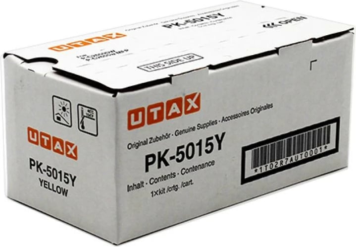 Toner Utax PK-5015Y PK5015Y 1T02R7AUT0 kapacitet 2400-4400 faqe e verdhë
