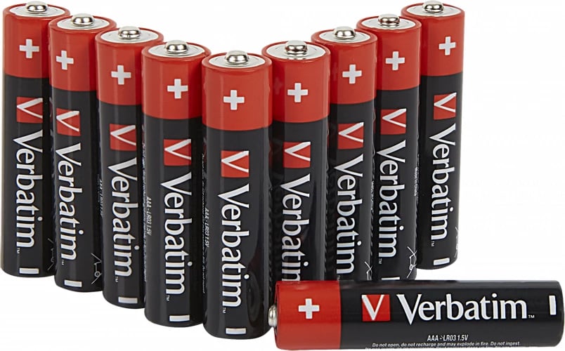 Bateri AAA Alkaline Verbatim LR03, 1.5V, 49920
