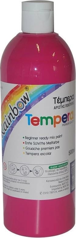 Ngjyrë tempera PHOENIX Rainbow, 500ml, Fuchsia