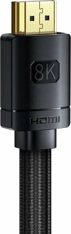 Kabllo HDMI Baseus CAKGQ-L01, 3m, 8K, 48Gbps, e zezë Kabllo HDMI Baseus CAKGQ-L01, 3m, 8K, 48Gbps, e zezë