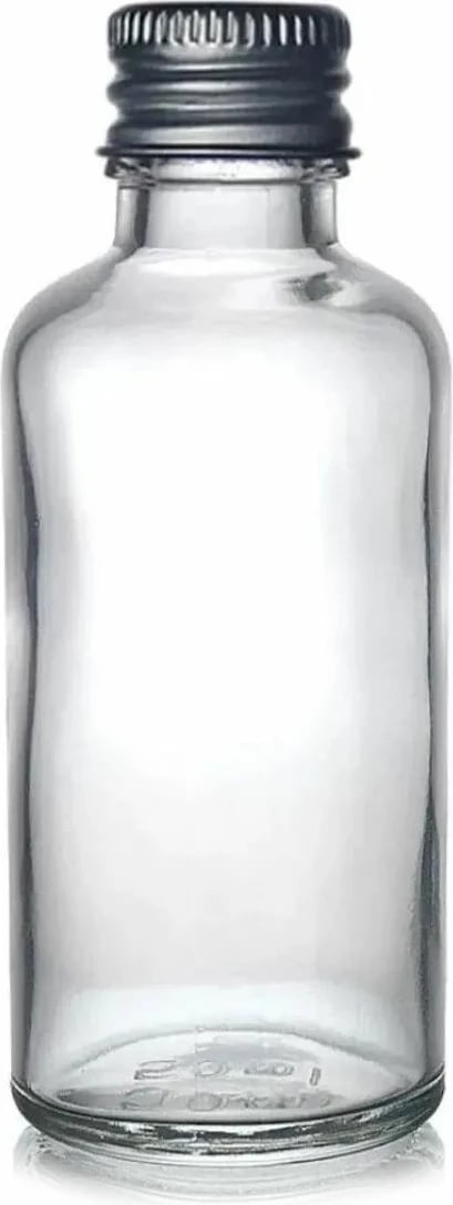 Set shishe qelqi (12 copë), Hermia Concept, kapak argjendi