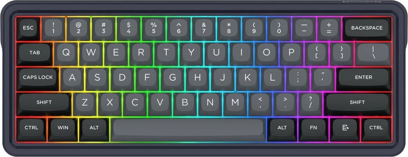 Tastierë Redragon Draconic V2 K730GB-RGB-PRO, 61 taste, RGB, wireless/wired, e zezë