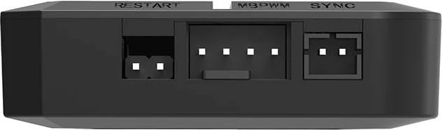 Kontroller PWM/ARGB për ventilatorë PC, Darkflash RC2, 6x ARGB 5V 3-pin, 5x PWM, sinkronizim me pllaka amë, i zi