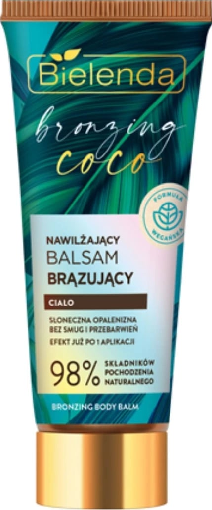 Balsam trupi vetë-ngjyrues Bielenda Bronzing Coco për femra, 200ml