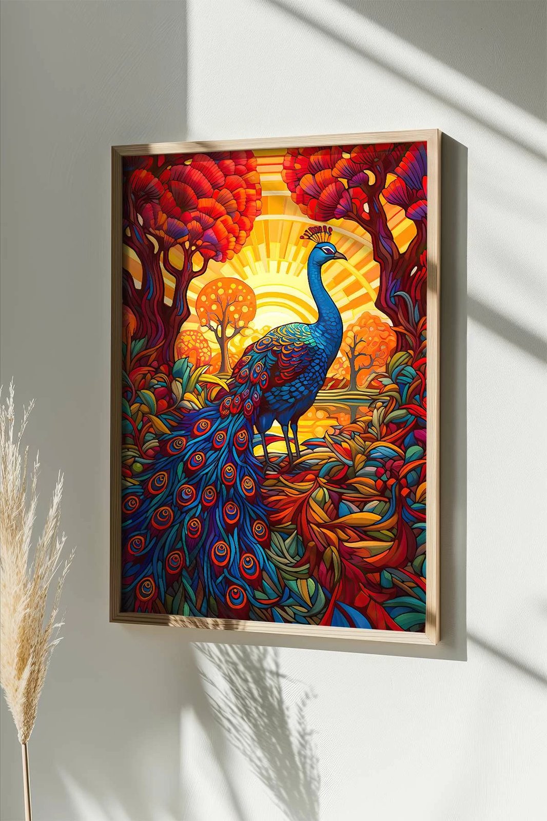 Pikturë dekorative me kornizë, Wallity, Mscartmdl10, shumëngjyrëshe, 33x48cm