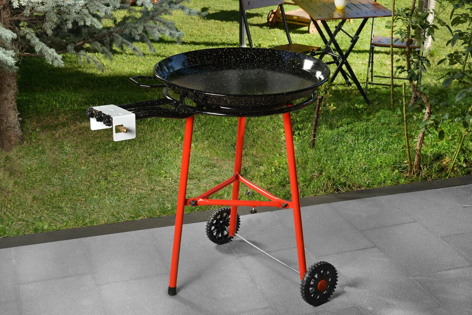 Grill BBQ Hermia Concept, Smalto Jumbo, i zi, 75x75x84cm
