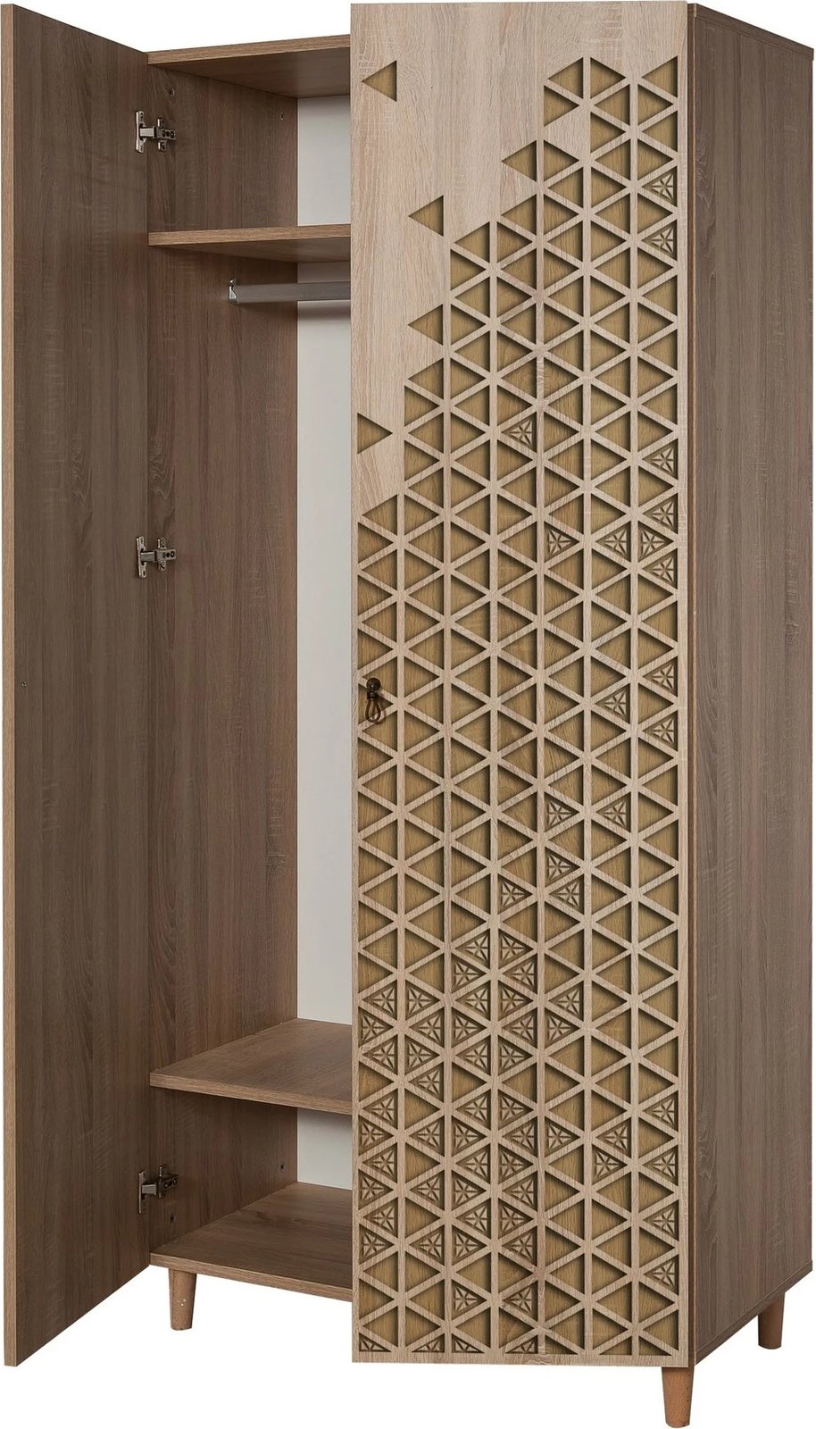 Dollap Hanah Home, Stil - 120, ngjyrë lisi Sonoma