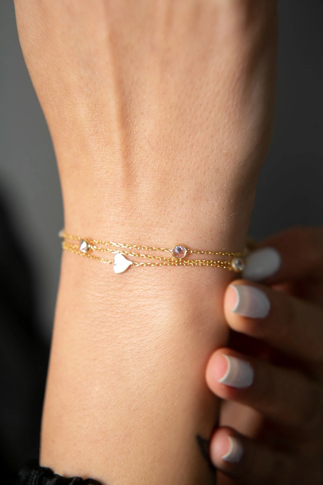 Byzylyk argjendi Elika Silver, ngjyrë ari, TFNY65033