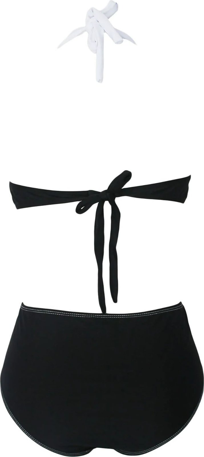 Set bikini dy pjesësh, ngjyrë e zezë dhe e bardhë, Jumeon, MS418981