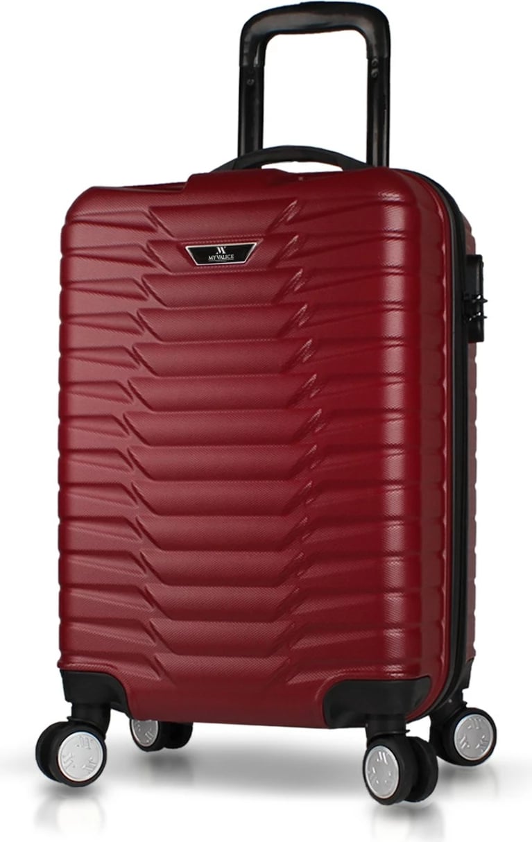 Valixhe udhëtimi ngjyrë e kuqe e errët, Zoozie Bags, 5882