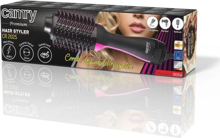 Brushë stiluese Camry CR 2025, e zezë