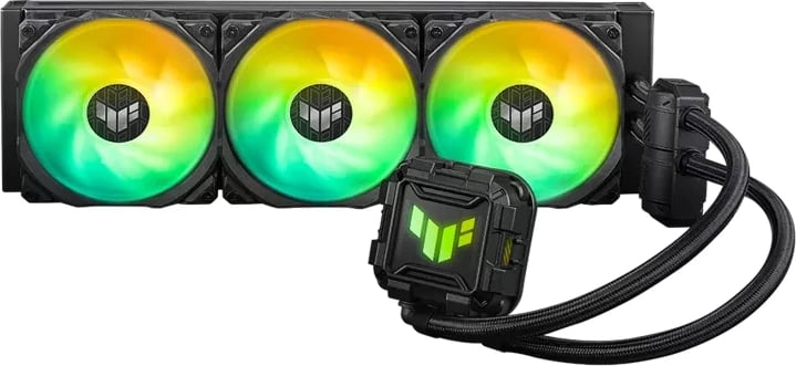 Ftohës me ujë AIO, Asus TUF GAMING LC II 360 ARGB 90RC00M1-M0UAY0, 360mm, 3x120mm ARGB, i zi