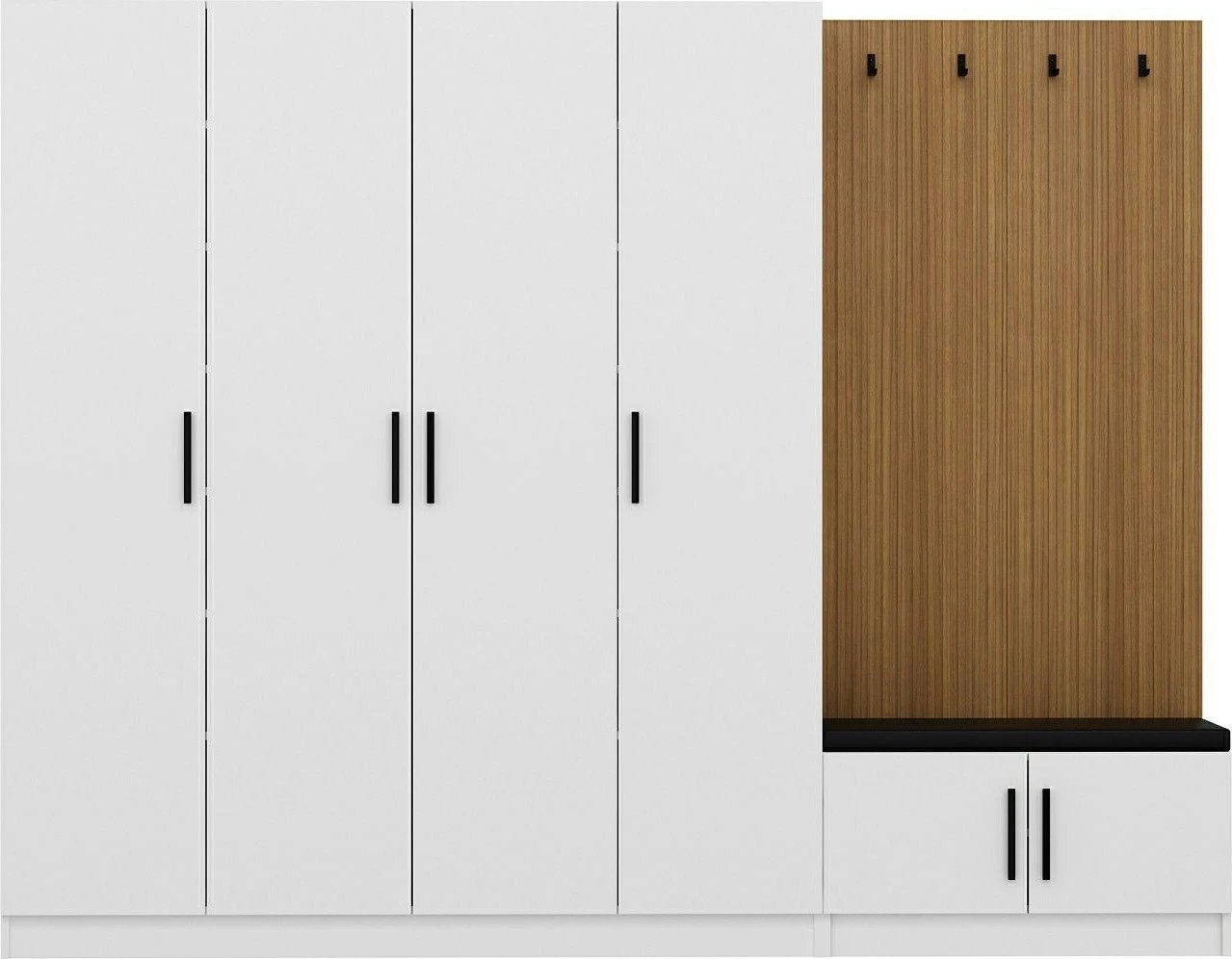 Stendë korridori Skye Decor, Noah, e bardhë, 270x210x35cm