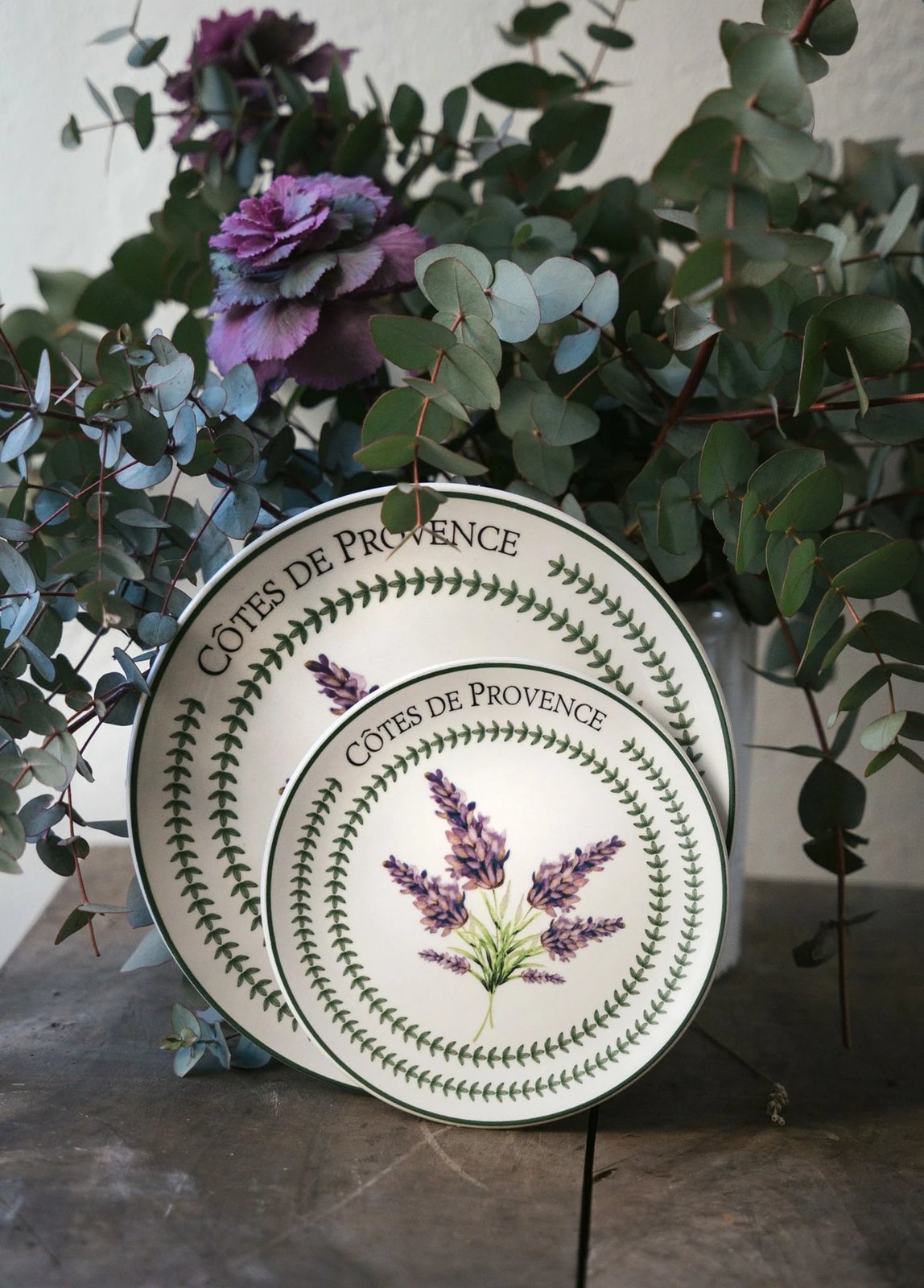 Set pjatash ëmbëlsirash qeramike (6 copë), Hermia, PRC0002