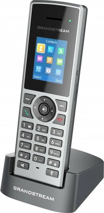 Telefon VoIP Grandstream DP722, pa tela, DECT, Ekran me ngjyra, i zi/gri/argjend
