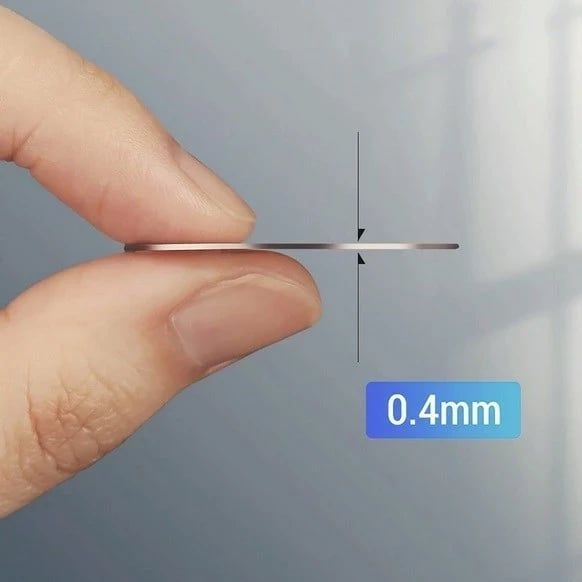 Pllaka metalike UGREEN LP123 për mbajtëse magnetike, 2 copë, e zezë