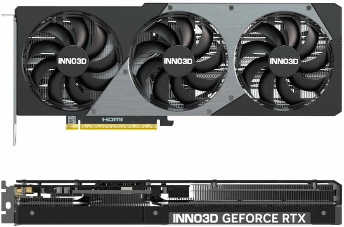 Kartelë grafike Inno3D GeForce RTX 5080, Seria X3 - 16GB - GDDR7 - 256-bit