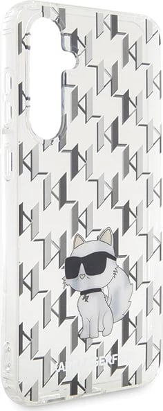 Mbështjellës Karl Lagerfeld Monogram Choupette për Samsung Galaxy S23 FE, Transparent