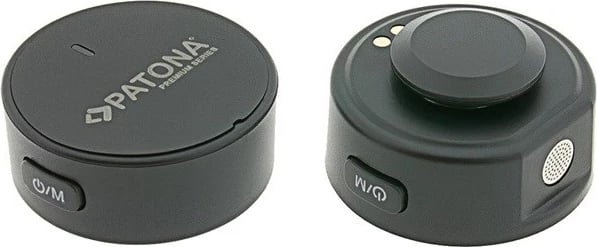 Set mikrofon lavalier PATONA PTS-I91S me kuti karikimi, i zi