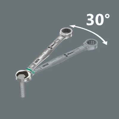 Set çelësa kombinues Wera Joker 11 copë, 8-19mm, çelik inox, mat, me kuti bartëse