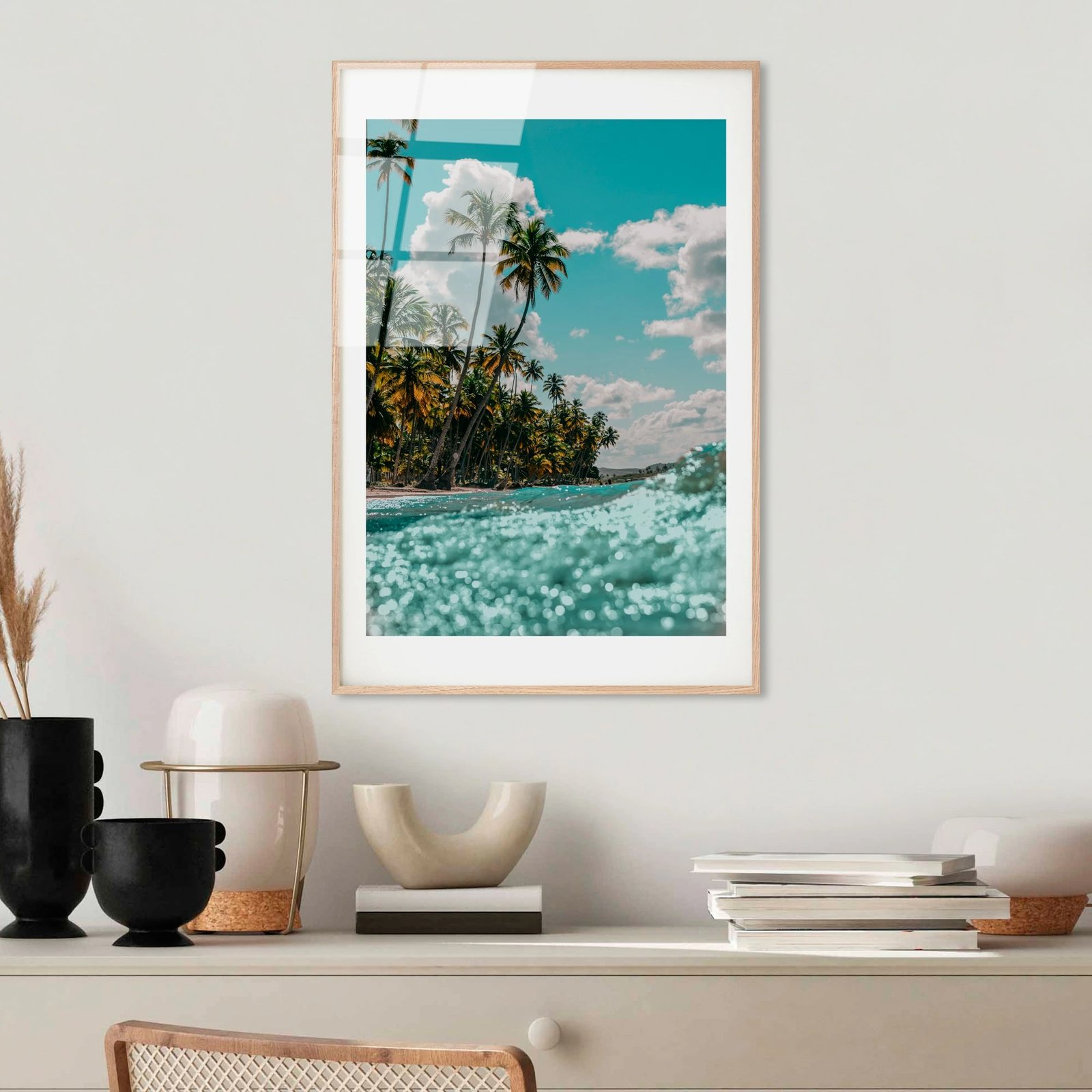 Pikturë dekorative prej xhami të temperuar, Wallity UV-1074, 30x45cm