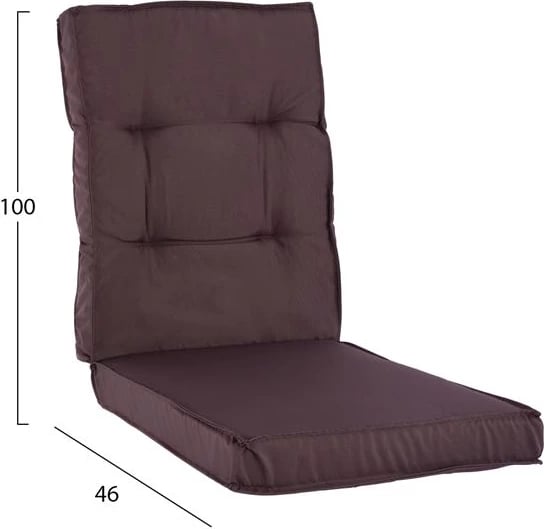 Jastëk pëlhure me shpinë kafe 100x46x7 FH5745.03