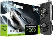 Kartelë grafike ZOTAC RTX 4060 TWIN EDGE 8GB, e zezë